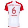 Original Trikotsatz FC Bayern München Joshua Kimmich 6 Heimtrikot 2023-24 Für Kinder